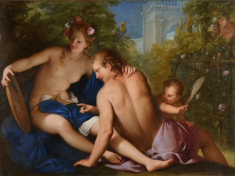 1655-Gregorio Lazzarini - Rinaldo e Armida - Narodna galerija Slovenije, Lubiana